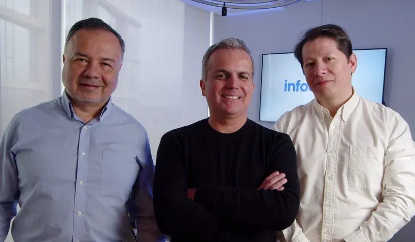 David Lastra, Guillermo Sáez y Leonardo Mazzella, cofundadores de Infocheck